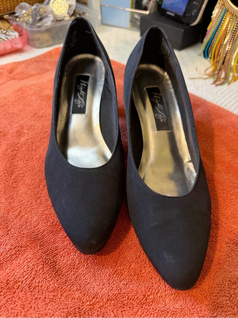 Windsor Smith Black Pointed Toe Heel Pump